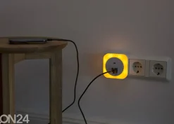 LED yövalo+2x USB lataaja