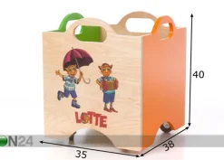 Lelulaatikko pyörillä LOTTE