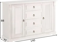 Lipasto Anna 140 cm