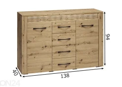 Lipasto Artis 138 cm