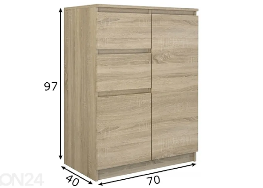 Lipasto Aspen 70 cm