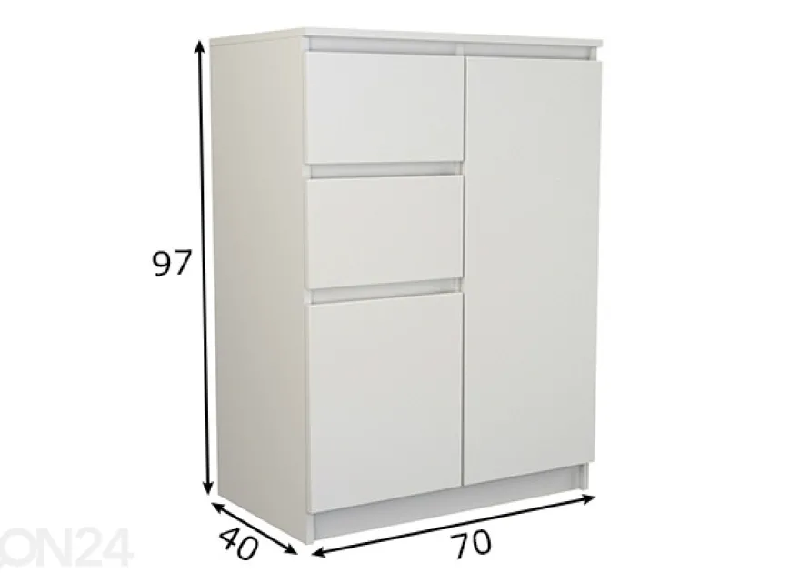 Lipasto Aspen 70 cm