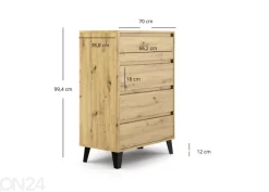 Lipasto Borg 70 cm