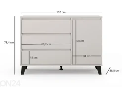 Lipasto Borg 110 cm