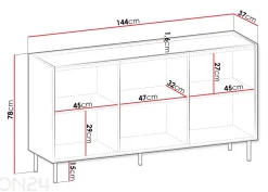 Lipasto Caen 144 cm
