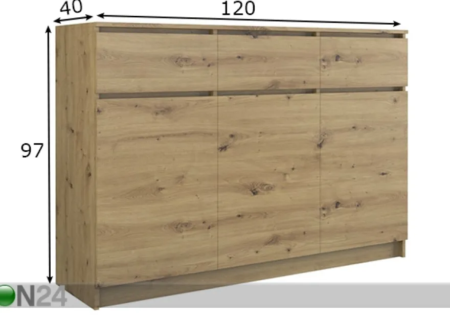 Lipasto Capello 120 cm