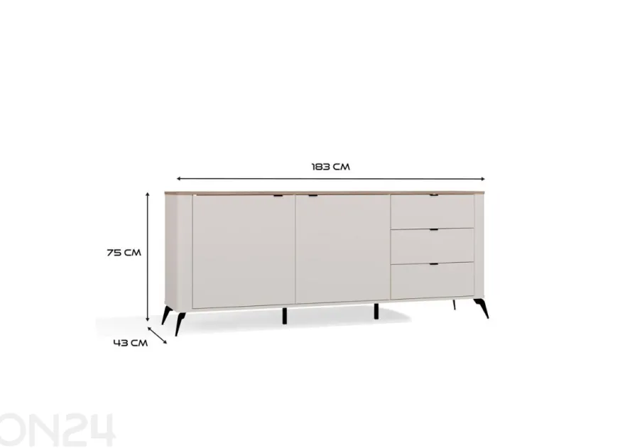 Lipasto Castello 183 cm
