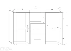 Lipasto Char 135 cm