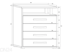 Lipasto Cloghroe 80 cm