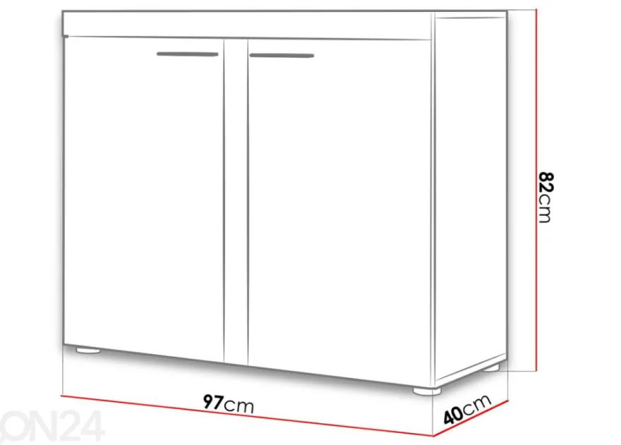 Lipasto 97 cm