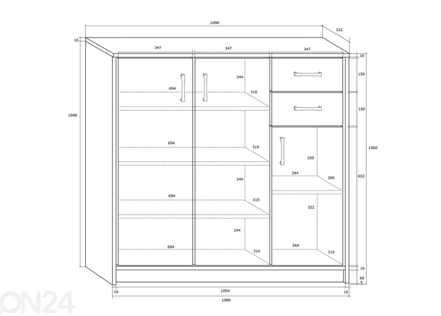 Lipasto 109 cm