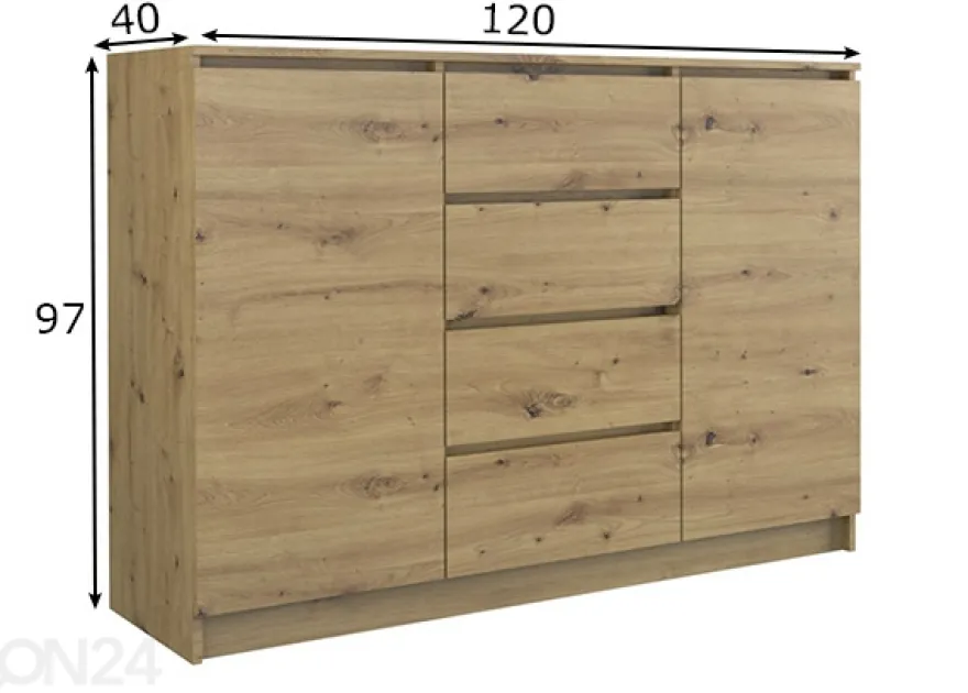 Lipasto 120 cm