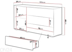 Lipasto 111 cm