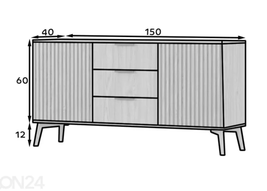 Lipasto 150 cm