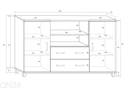 Lipasto Drimo 140 cm
