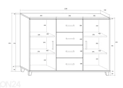 Lipasto Drimo 120 cm