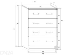 Lipasto Drimo 61 cm