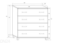 Lipasto Drimo 81 cm