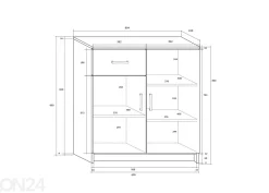 Lipasto Drimo 80 cm