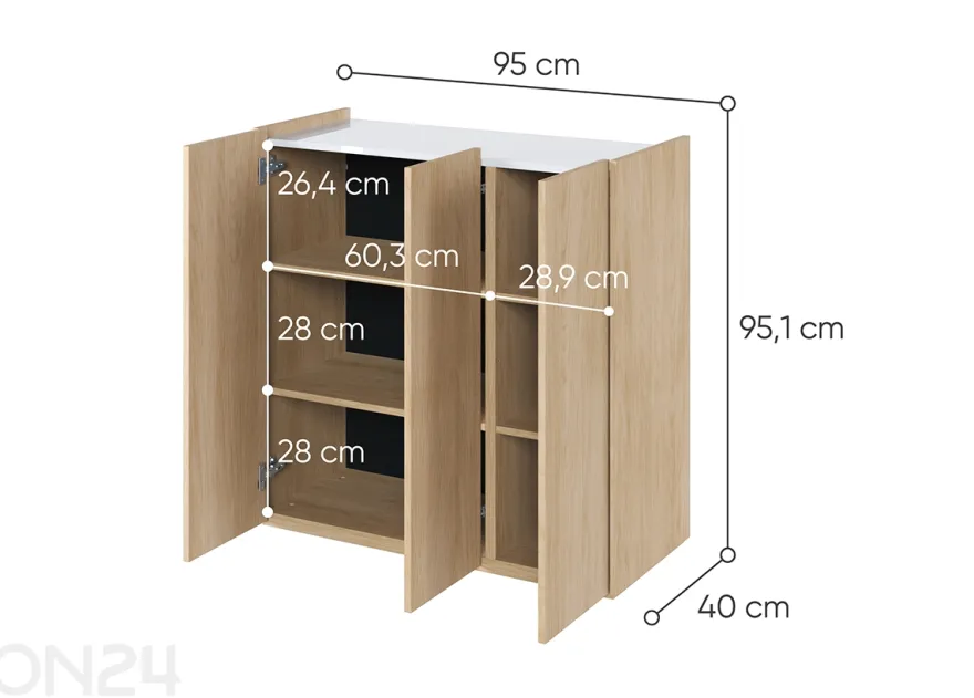 Lipasto Easy 95 cm
