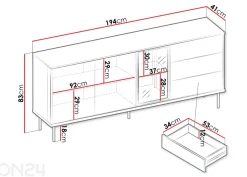Lipasto Eero 194 cm