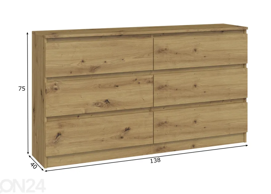 Lipasto Emily 138 cm
