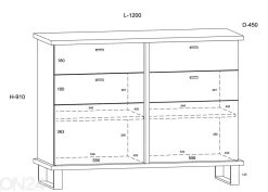 Lipasto Fermoy 120 cm