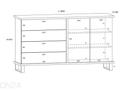 Lipasto Fermoy 160 cm