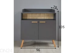 Lipasto hoitoalustalla Mats