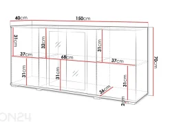 Lipasto Kansas 150 cm