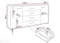 Lipasto Katie 156 cm