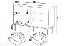 Lipasto Kim 120 cm
