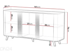 Lipasto Laara 151 cm