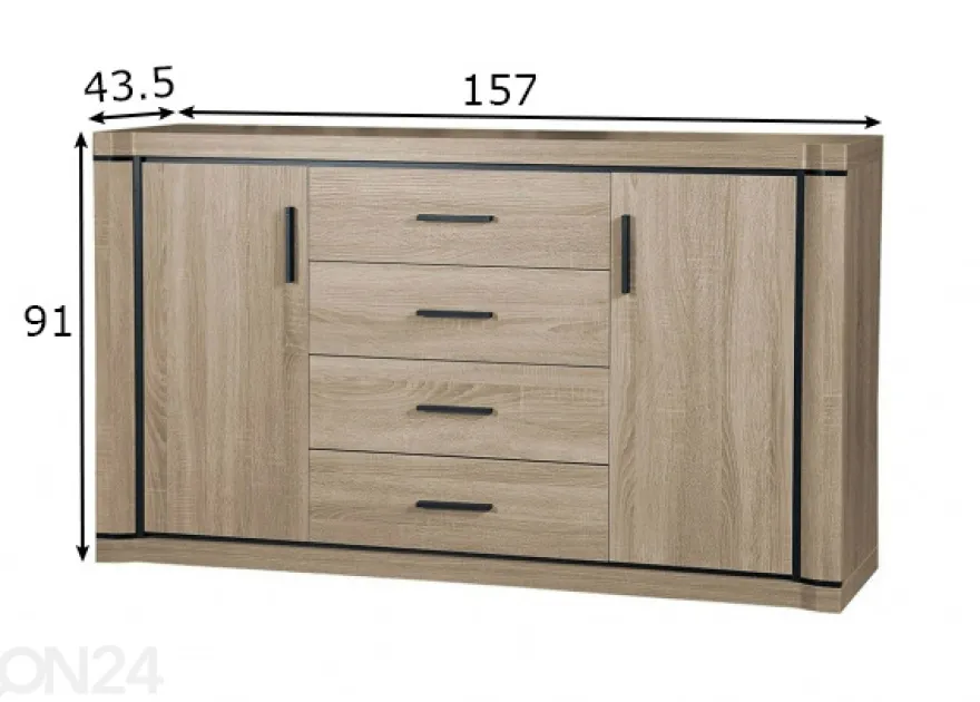 Lipasto Laila 157 cm
