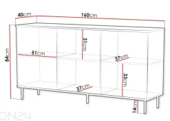 Lipasto Leo 160 cm