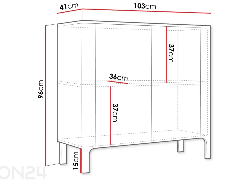 Lipasto Malumi 103 cm