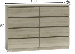 Lipasto Marina 138 cm