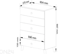 Lipasto Mobi 60 cm