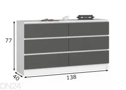 Lipasto Modena 138 cm