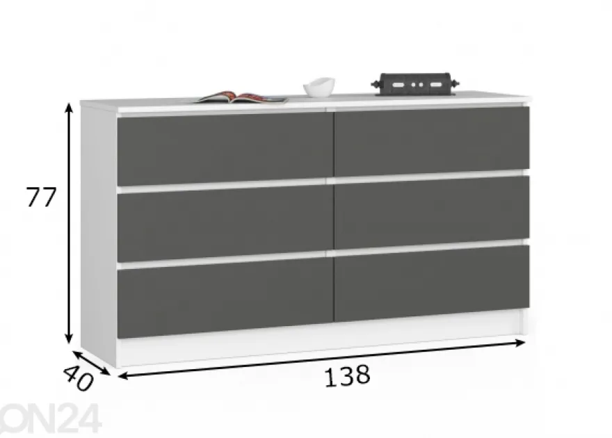 Lipasto Modena 138 cm