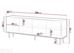 Lipasto Moidela 204 cm