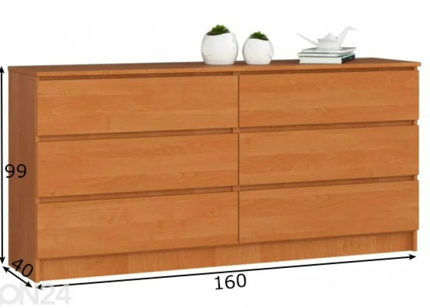 Lipasto Monica 160 cm