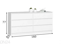 Lipasto Monica 160 cm