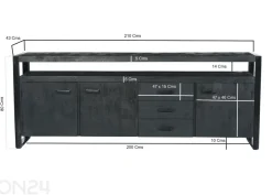 Lipasto Norris 210 cm
