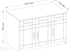 Lipasto Peine 103 cm