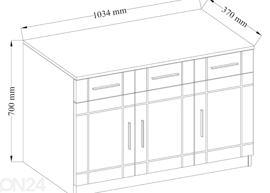Lipasto Peine 103 cm