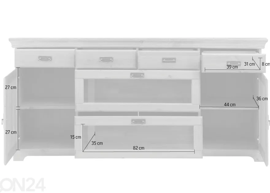 Lipasto Ruegen 180 cm