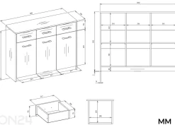 Lipasto Simpel 109 cm
