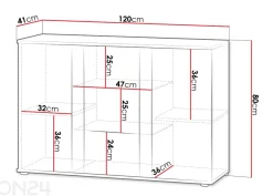 Lipasto Soho 120cm + LED