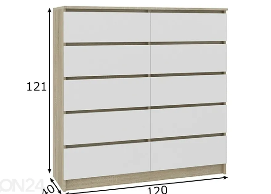 Lipasto Tenstar 120 cm